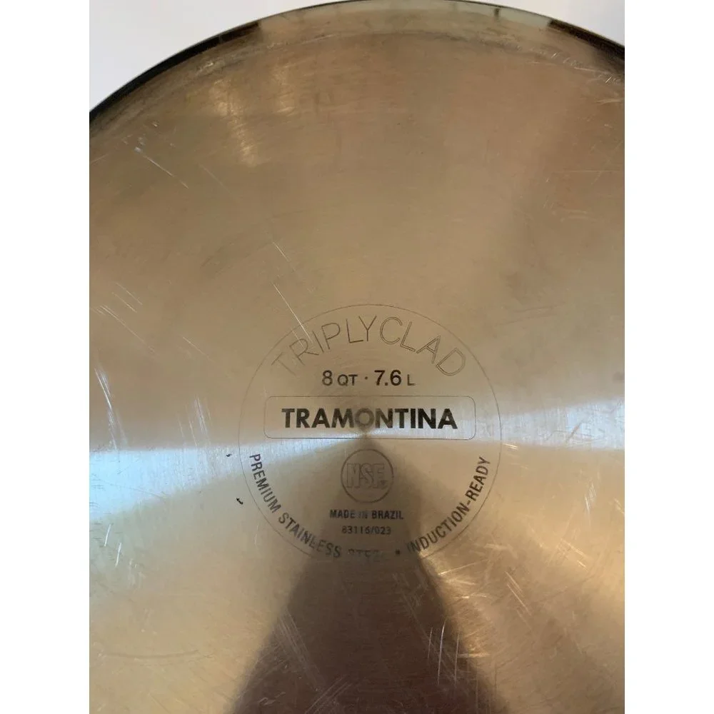 Tramontina Triplyclad 8Qt 7.6L Premium Stainless Steel 83116/023